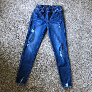 Grace & Lace Pull-on Distressed Jeggings